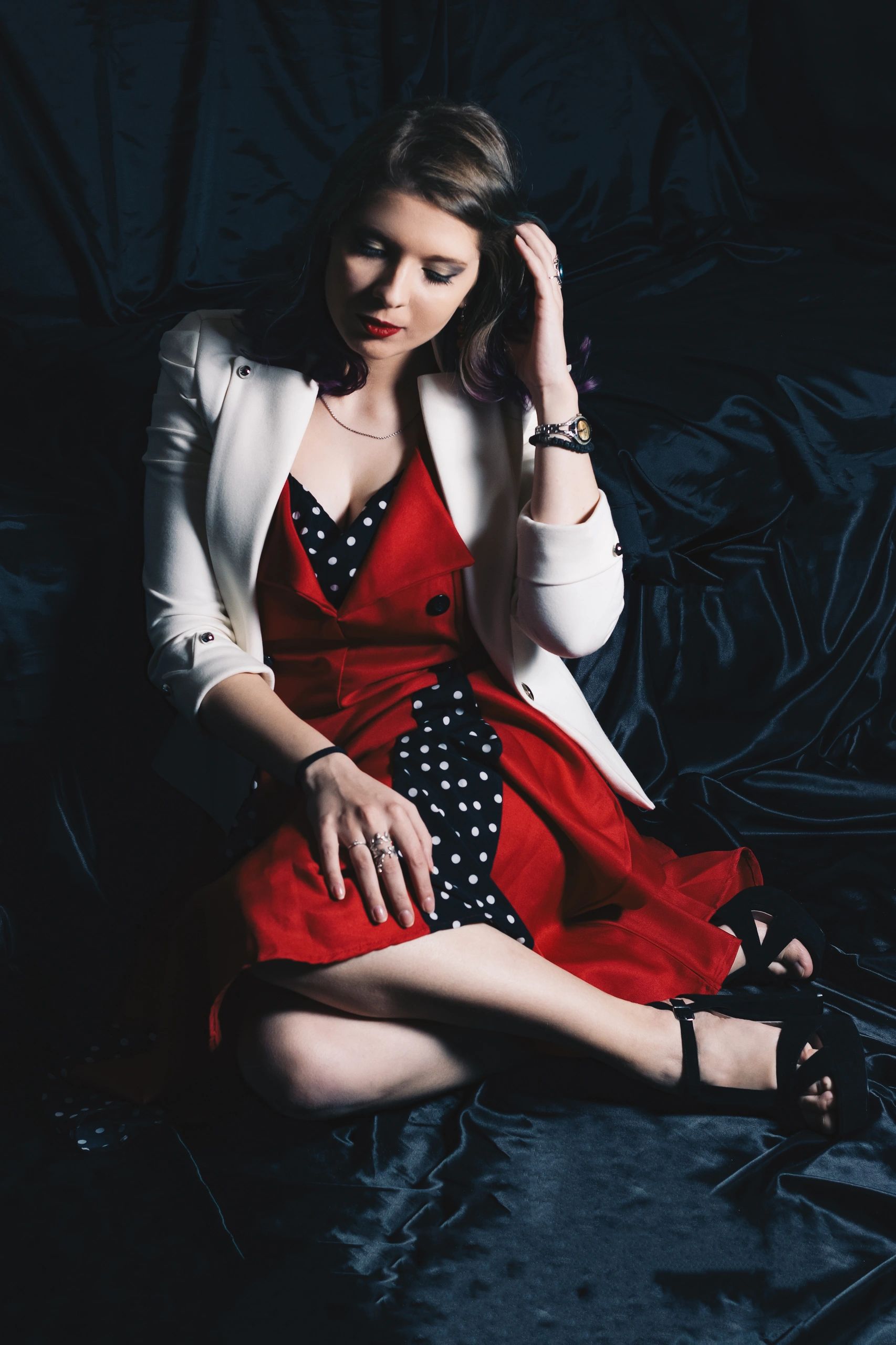 Fashion editorial portrait