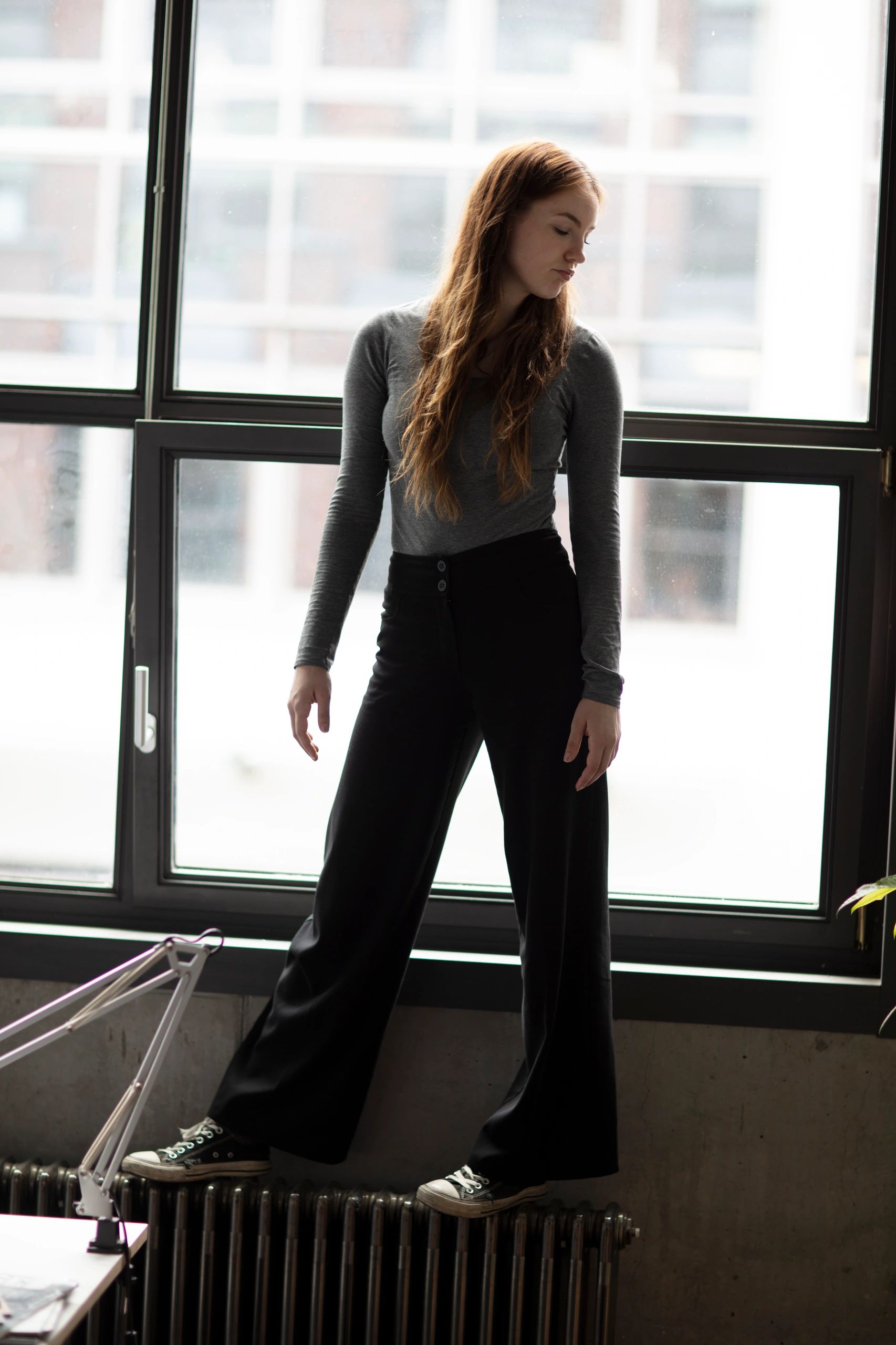 Editorial fashion portrait for Novation